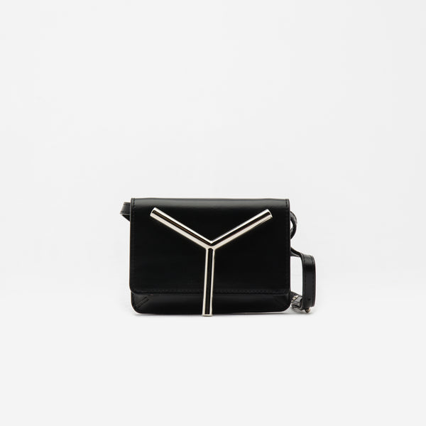 Y/Project - Y Mini Wallet Bag in Black/Silver - Notre