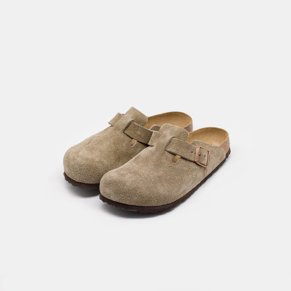 Boston Narrow Fit Mule in Taupe
