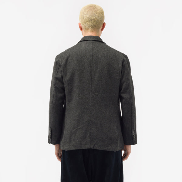 Engineered Garments - Andover Jacket in Grey Solid Poly Wool