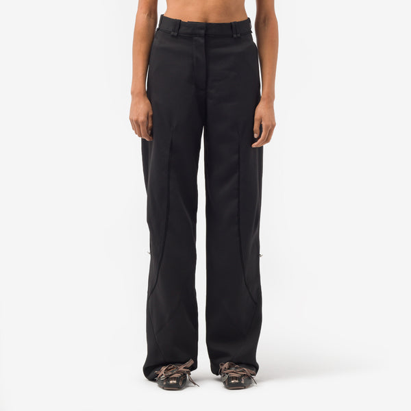 KIKO KOSTADINOV - Women's Hina Pleat Trousers in Crow Black