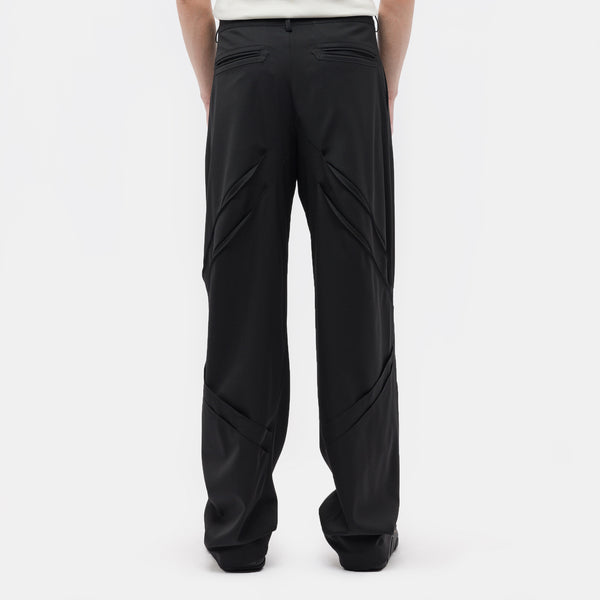 Melsas Darted Trousers in Black