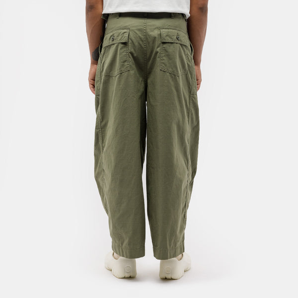 Needles - Men's H.D. Fatigue Pants in Olive - Notre