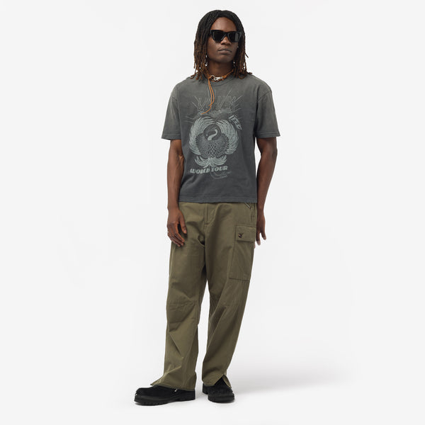 visvim - Men's Jumbo Crash World Tour S/S T-Shirt in Black