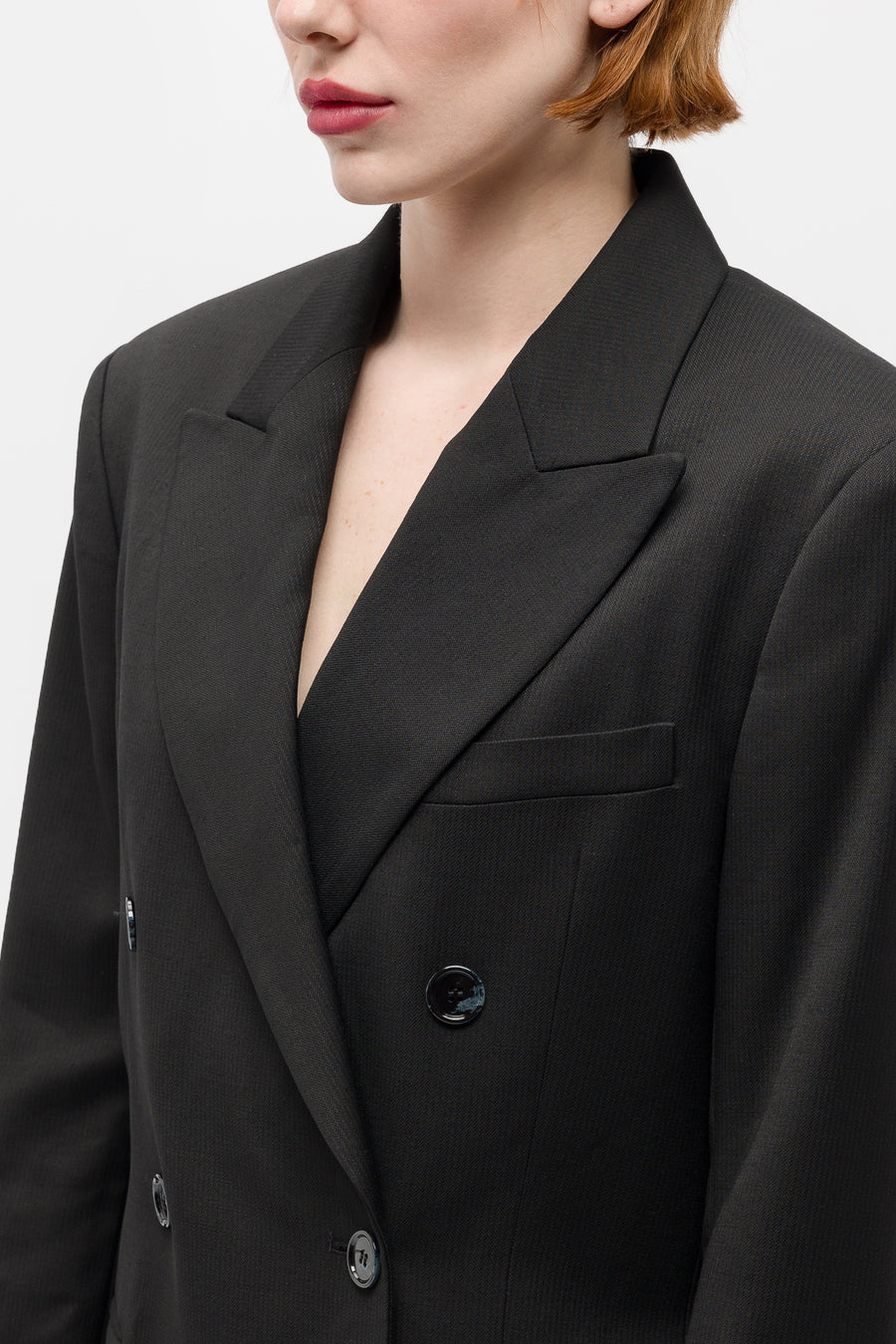 Acne Studios Women s Double Breasted Blazer in Black