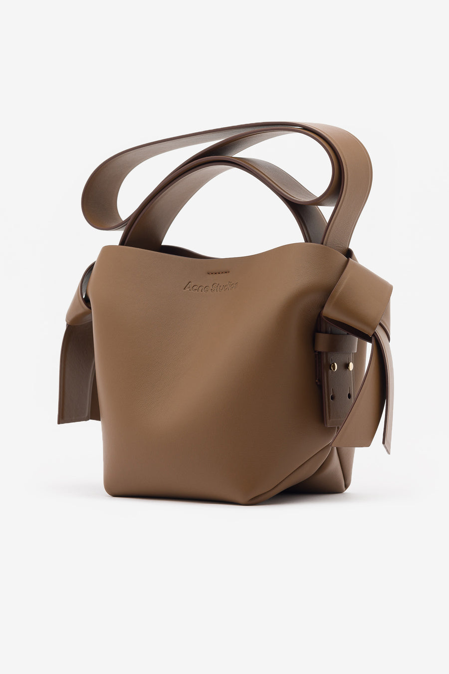Mini Shoulder Bag In Dark Brown