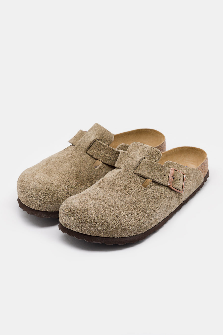 Boston Narrow Fit Mule in Taupe