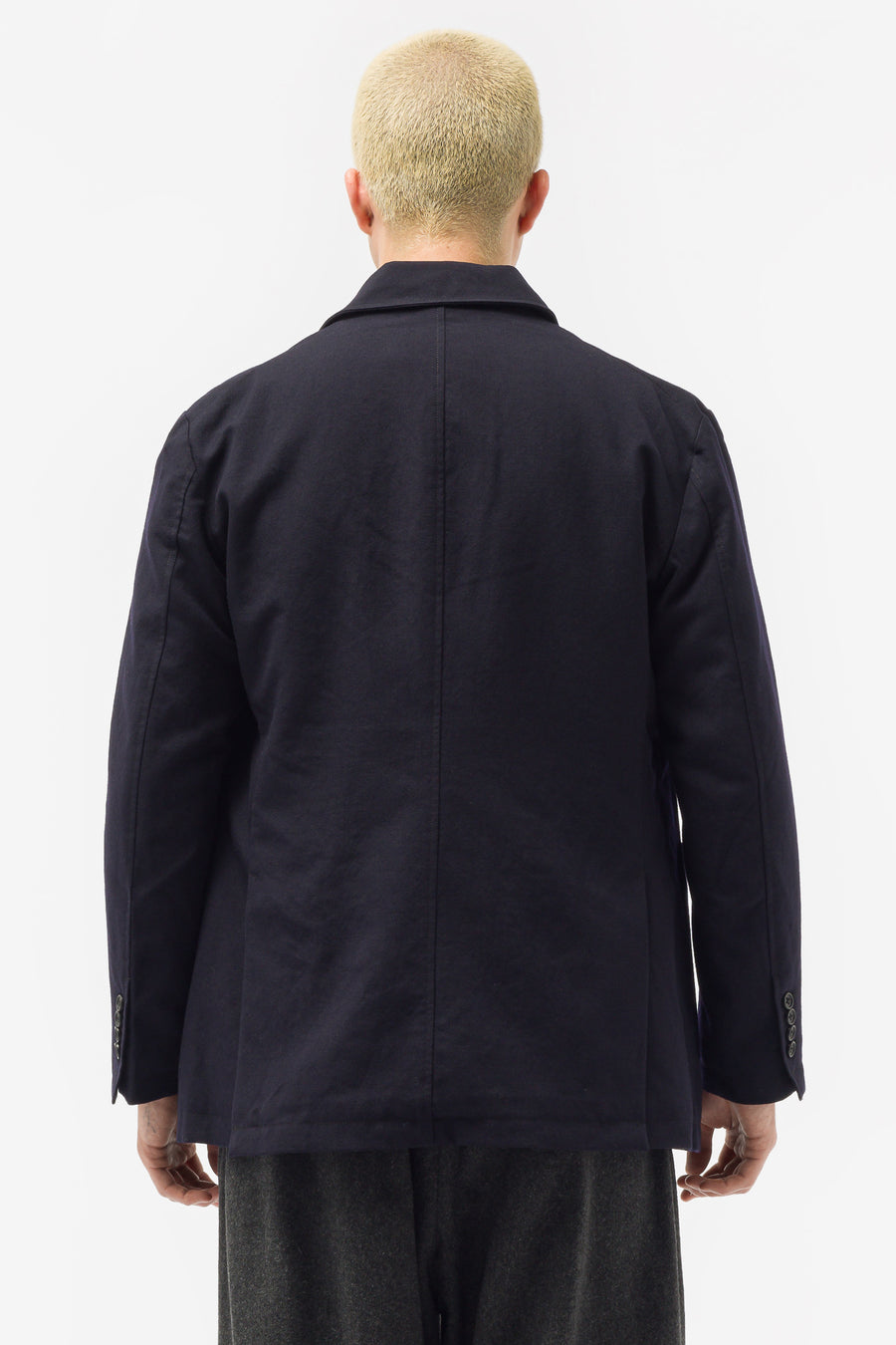 DB Jacket in Dark Navy Wool