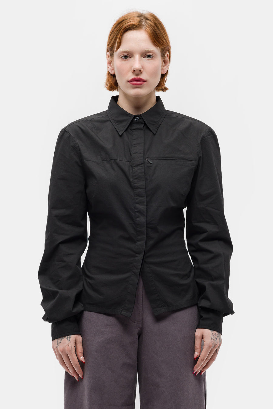 Entire Studios - Women's Tailored Shirt in Black