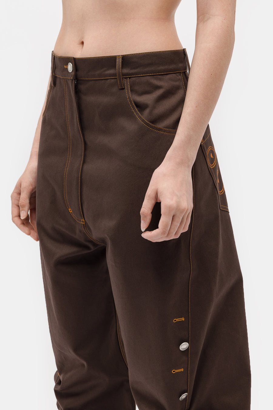 Apollinaire Trousers in Brown