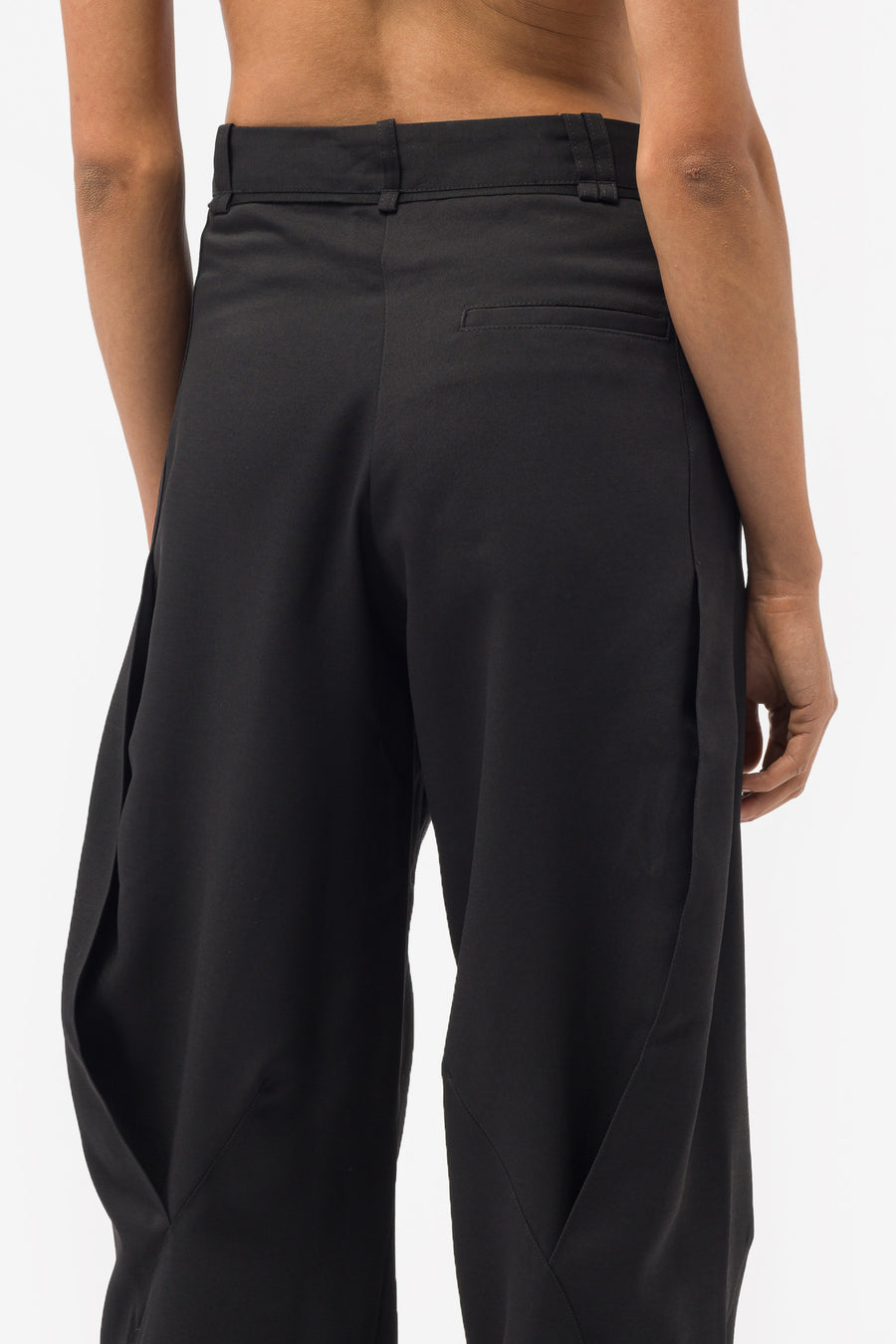 KIKO KOSTADINOV - Women's Hina Pleat Trousers in Crow Black