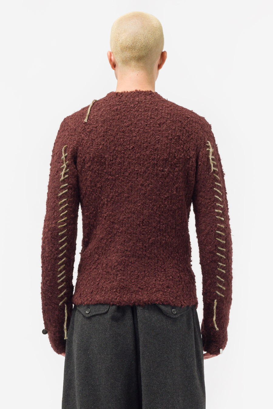 Hankford Crewneck in Chestnut Brown