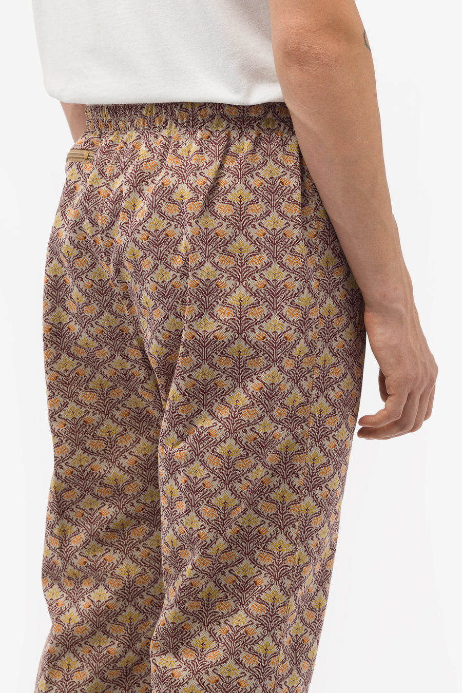 Needles - Men's Poly Jacquard Track Pant in Arabesque