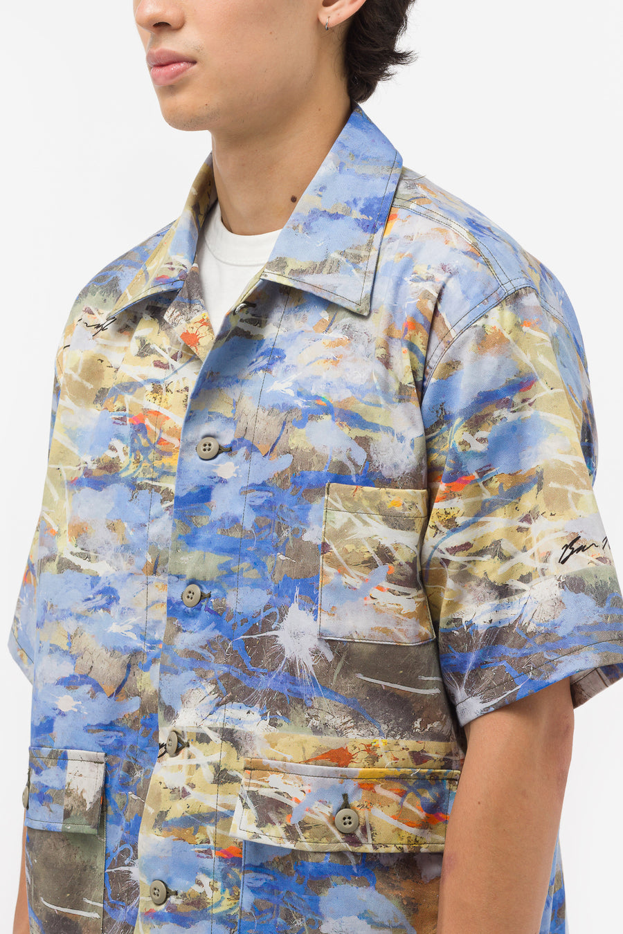 Ben Miller Hunting Shirt in Beaverhead River Print