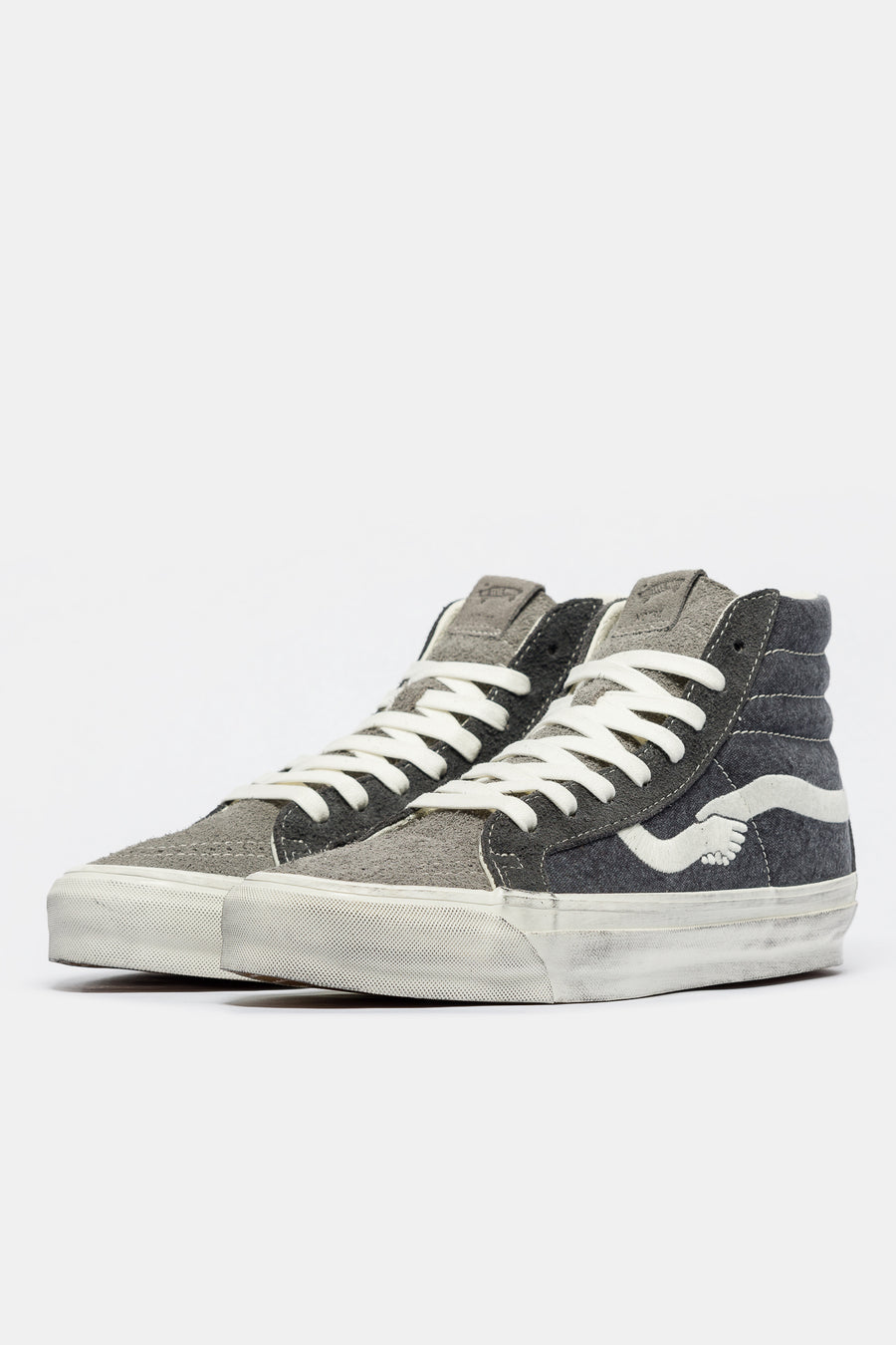 Vans Sk8-Hi Grey/White Sneakers 11.5 Men’s New in offers Box