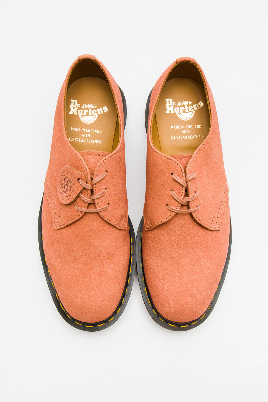 1461 Made In England Nubuck Leather Shoe In Pink