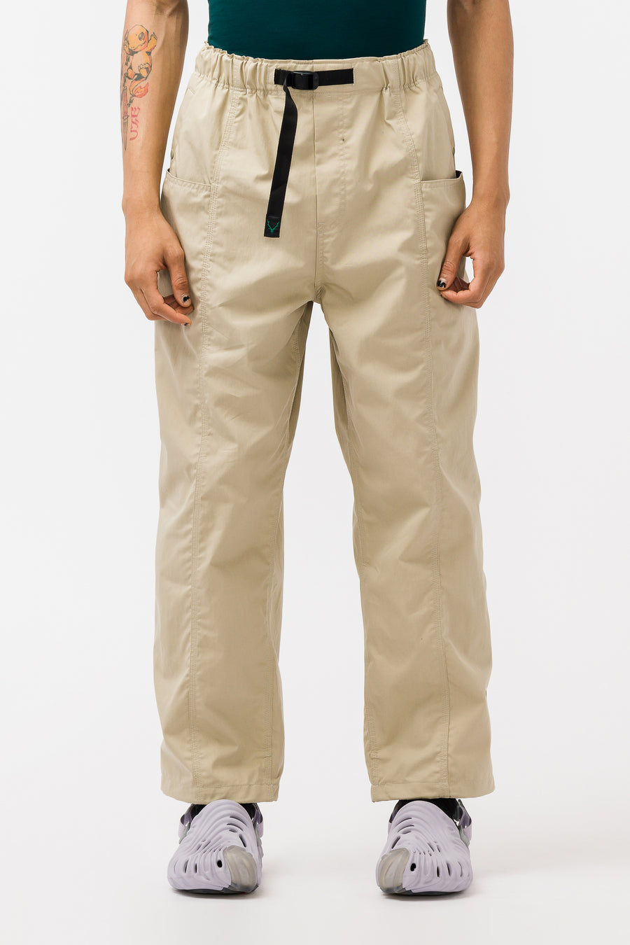 Belted C.S. Pants in Beige